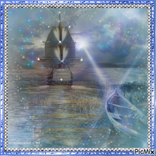 Le bateau magique - Ingyenes animált GIF