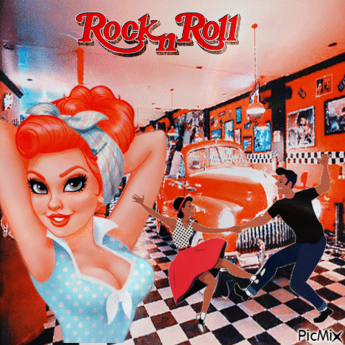 Rock & Roll - GIF animate gratis