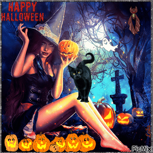 Happy Halloween 7 - Бесплатный анимированный гифка