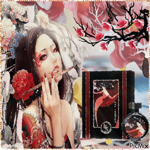 Asiatische Parfums - Gratis animerad GIF