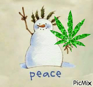peace leaf - GIF animate gratis