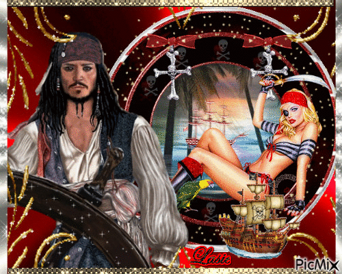 Les Pirates ♥♥♥ - Ilmainen animoitu GIF