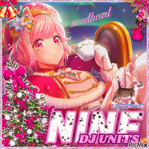D4DJ: Nine Units ft. Miyu - GIF animate gratis