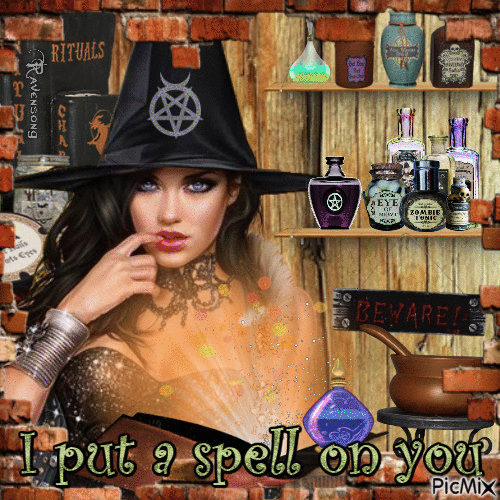 I put a spell on you - GIF animé gratuit