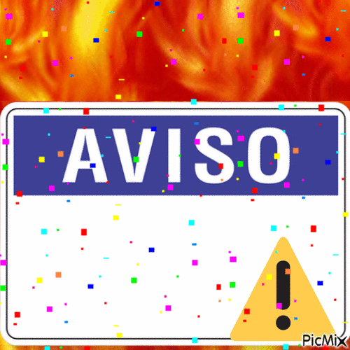 Aviso - Бесплатный анимированный гифка