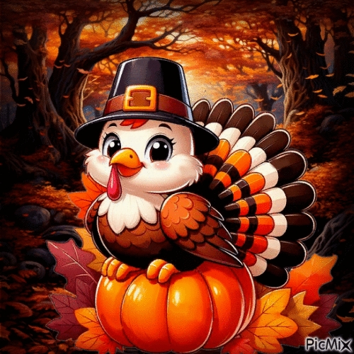 Happy Thanksgiving! - Бесплатный анимированный гифка