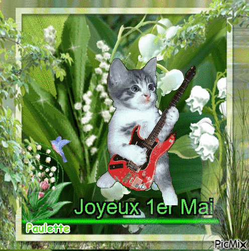 joyeux 1er mai - Besplatni animirani GIF