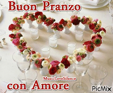 buon pranzo con amore - Zdarma animovaný GIF