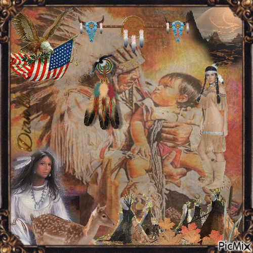 American Indian - GIF animé gratuit