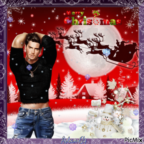 🎅Merry Christmas to all my Picmix friends🎅 - Free animated GIF