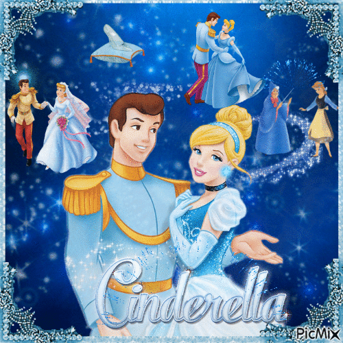 Cinderella - GIF animado grátis