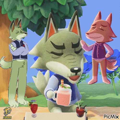 Animal Crossing - Dobie - Animovaný GIF zadarmo
