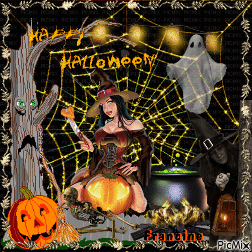 Halloween 👻👻👻 - Бесплатный анимированный гифка