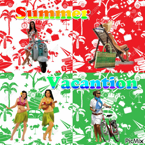 Summer vacantion - GIF animado gratis