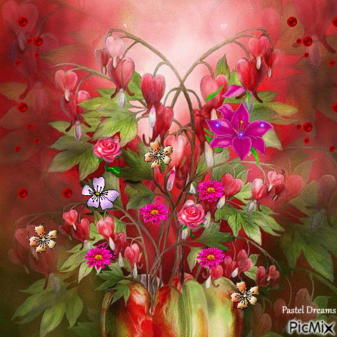Lovely flowers - Zdarma animovaný GIF