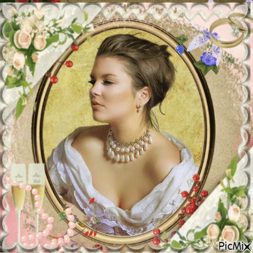 La Dame Aux Perles - Besplatni animirani GIF