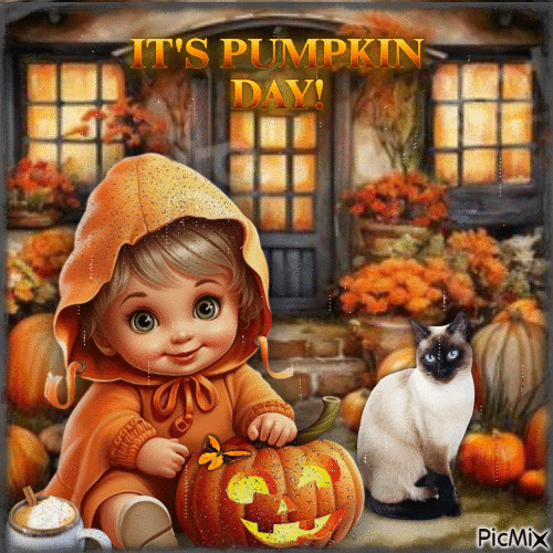 It's pumpkin Day! - Animovaný GIF zadarmo