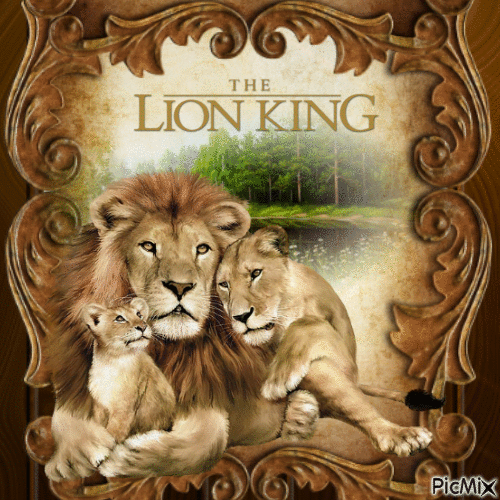 LION KING - Darmowy animowany GIF