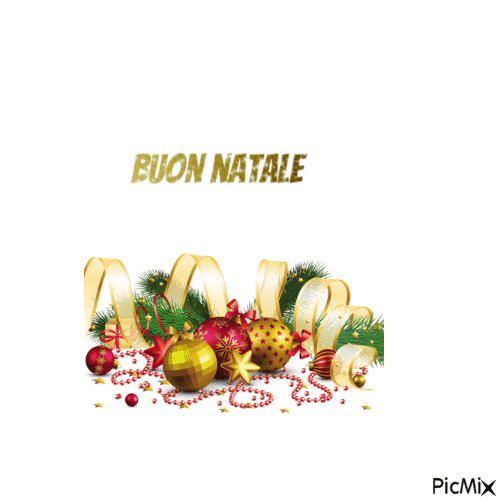Buon Natale 🎄 - Бесплатный анимированный гифка