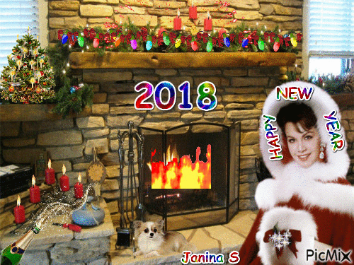 HAPPY NEW YEAR - GIF animado grátis