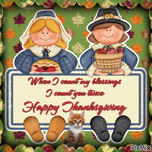 Thanksgivingblessing. Happy Thanksgiving - Безплатен анимиран GIF
