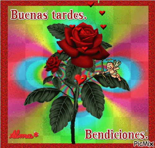 Buenas Tardes - Безплатен анимиран GIF
