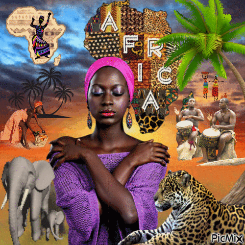 Африка - Gratis animeret GIF
