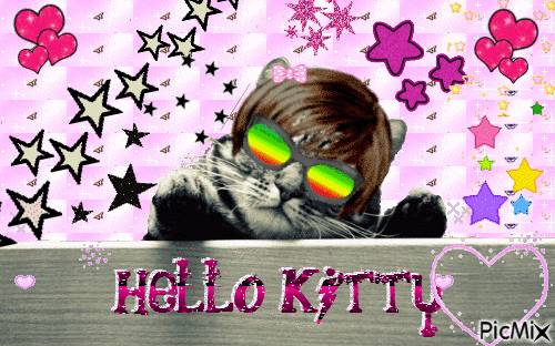 Hello Kitty New Generation - GIF animé gratuit