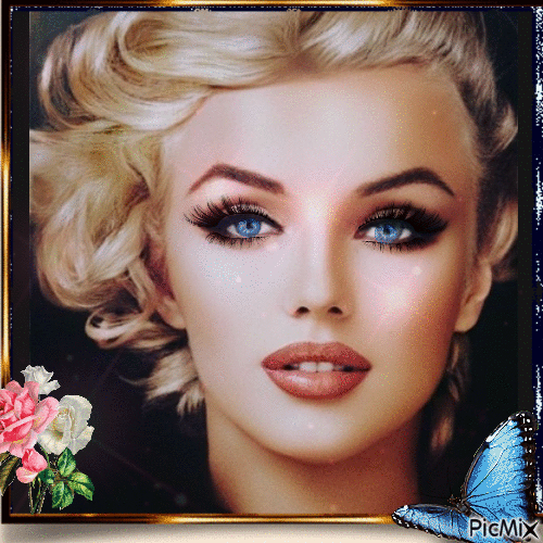la bella Marilyn - Besplatni animirani GIF