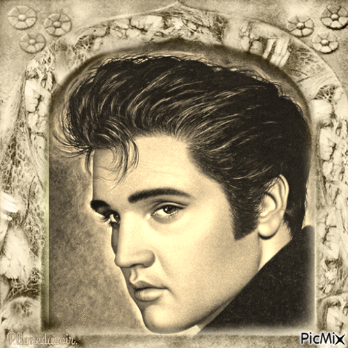 Elvis Presley. - Darmowy animowany GIF