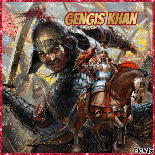 Gengis Khan - GIF animate gratis