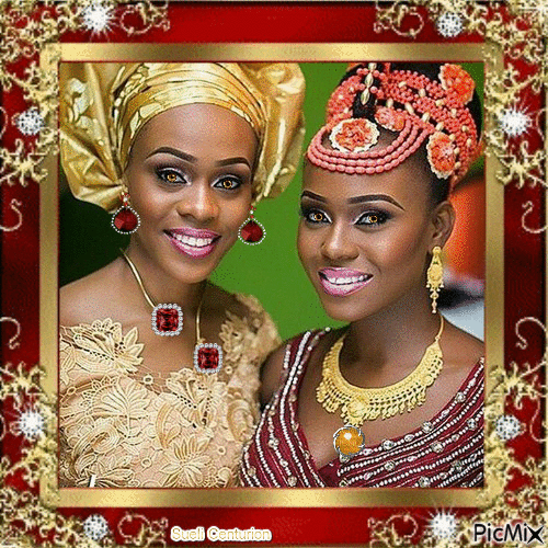 Mulheres Africanas - GIF animado grátis
