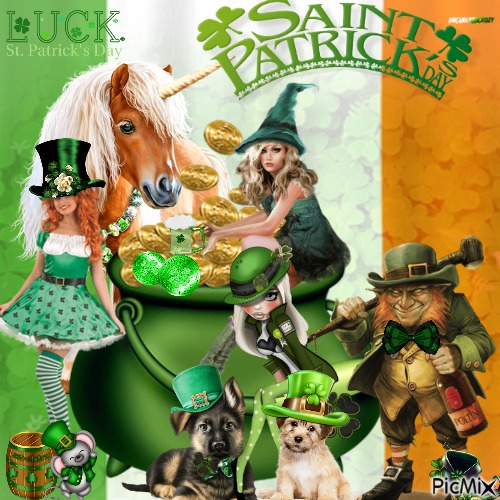 irish clover st pattys day - png gratis