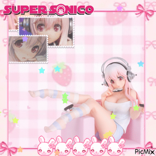 ☆ Super Sonico - GIF animé gratuit