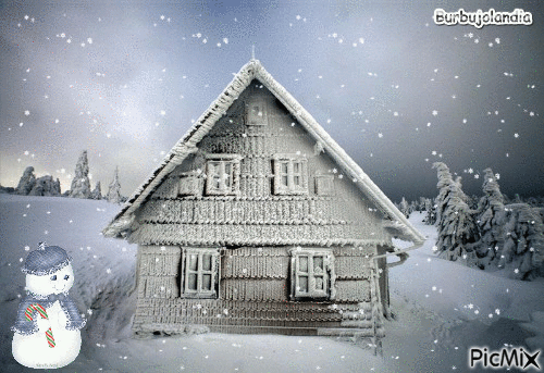 Paisajes nevados - GIF animado gratis - PicMix