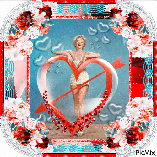 Heureuse Saint-Valentin, Valentine Day - Бесплатный анимированный гифка