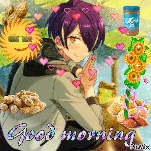 shinobu good morning - Bezmaksas animēts GIF
