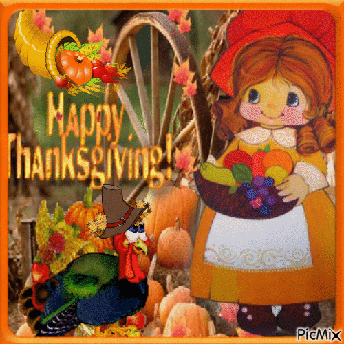 Happy Thanksgiving - Бесплатни анимирани ГИФ