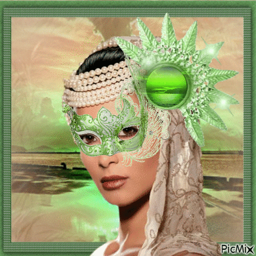 la femme masquée - Bezmaksas animēts GIF