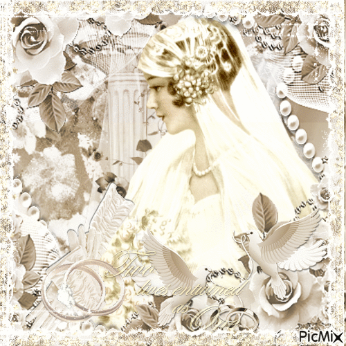 Vintage Bride - Gratis geanimeerde GIF