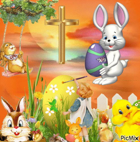 Easter fun - Animovaný GIF zadarmo