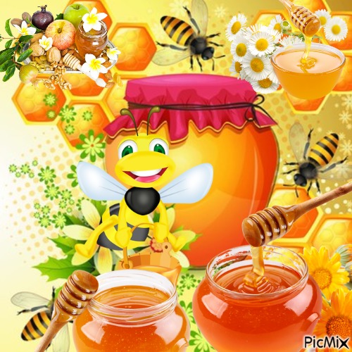 Le miel - darmowe png