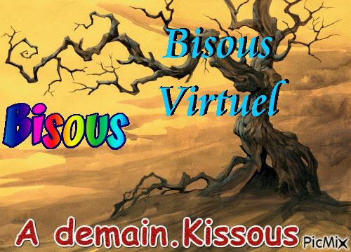 bisous - Бесплатный анимированный гифка