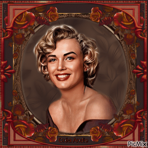 Marilyn Monroe, Actrice américaine - Бесплатни анимирани ГИФ