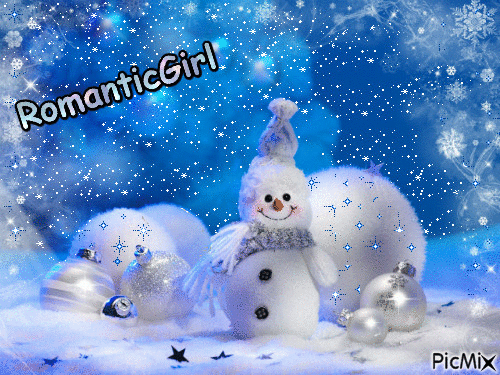 Bonhomme de neige - Gratis animeret GIF