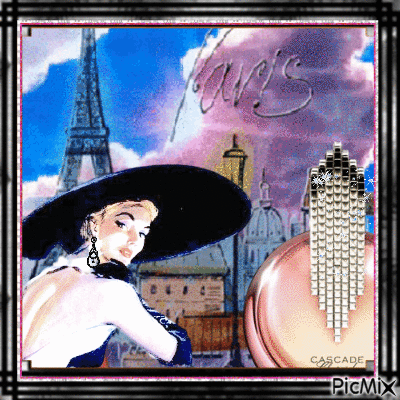 paris perfume - Animovaný GIF zadarmo