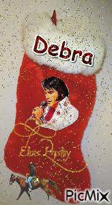 Elvis stocking - 免费动画 GIF