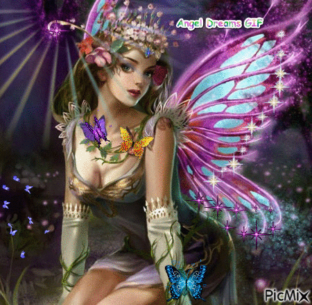 Butterfly Fairy - Besplatni animirani GIF