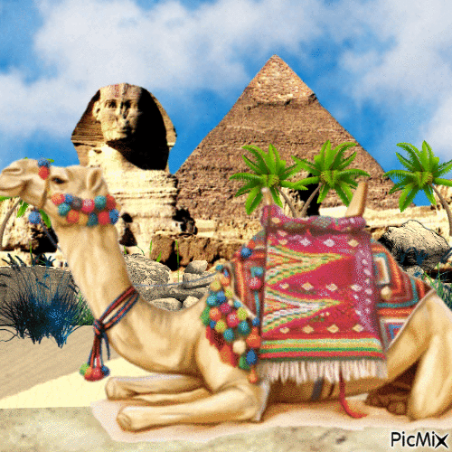 Egypt-Pyramids - GIF animate gratis