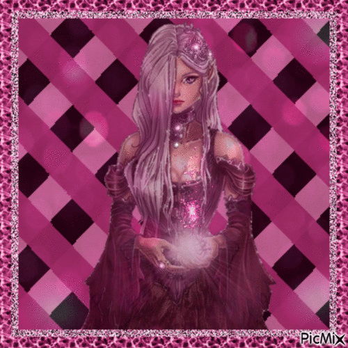 Pink Fantasy Girl - 無料のアニメーション GIF